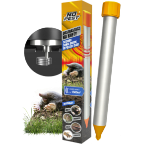 Відлякувач кротів NO PEST Sonic Shock Repeller 1500 ультразвук + вібрація