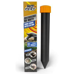Відлякувач кротів NO PEST Sonic Shock Repeller 800 ультразвук + вібрація