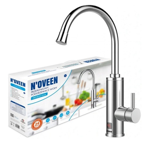 Проточний водонагрівач Noveen IWH850 INOX